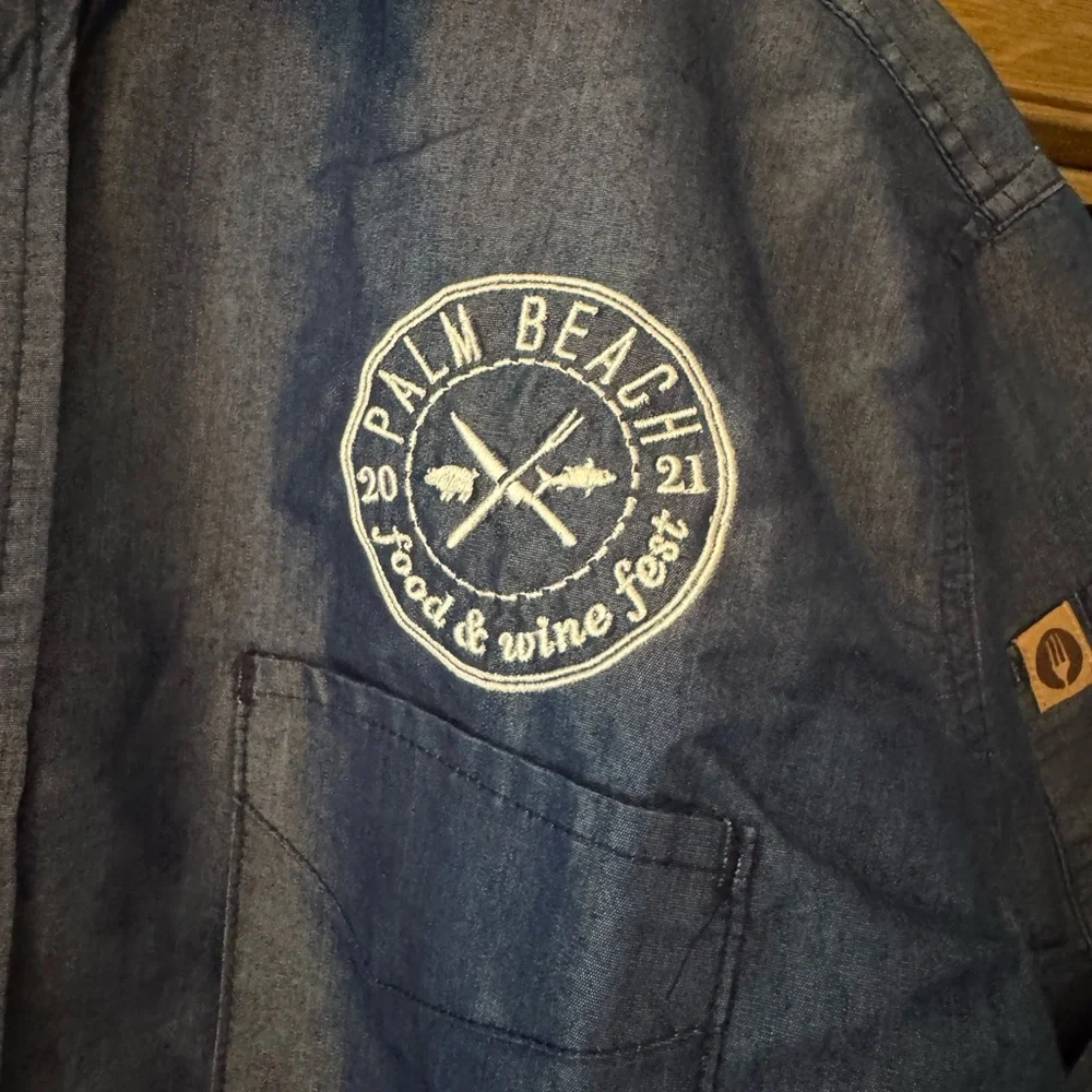 Chef short sleeve palm beach food and wine jacket - Picture 2 of 3